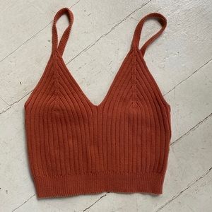 Iris crop sweater top